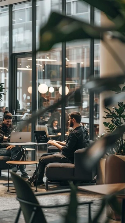 Modern office interaction
